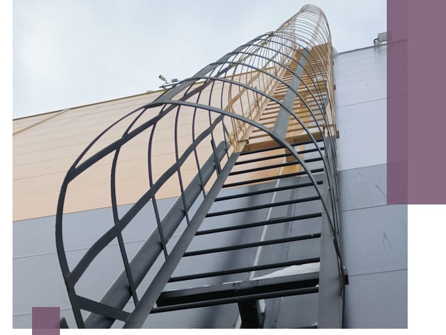 Изготовление и монтаж пожарных лестниц в Архангельске профессионально