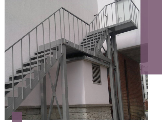 Монтаж пожарных лестниц под ключ в Архангельске с гарантией качества