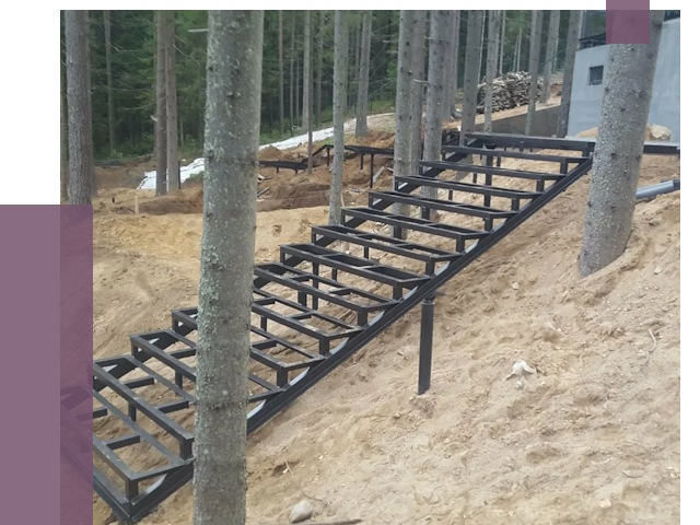 Монтаж металлических лестниц в Архангельске от 13622 руб. 