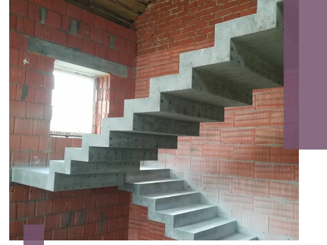 Бетонные лестницы под ключ в Архангельске: монтаж, демонтаж, ремонт