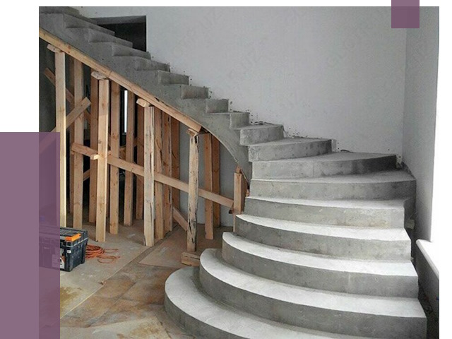Изготовление бетонных лестниц под ключ в Архангельске от 20048 руб. | ПРОЛЁТ-Рхн