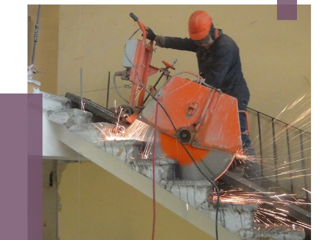 Демонтаж бетонных лестниц в Архангельске от 4626 руб. за м2 | ПРОЛЁТ-Рхн