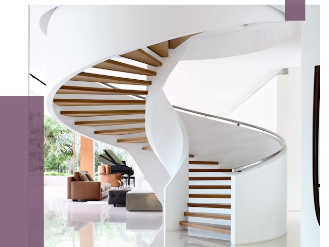 Винтовые лестницы в Архангельске под ключ от 48835 руб. | ПРОЛЁТ-Рхн