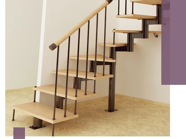 Монтаж лестниц на больцах в Архангельске — быстро и надежно