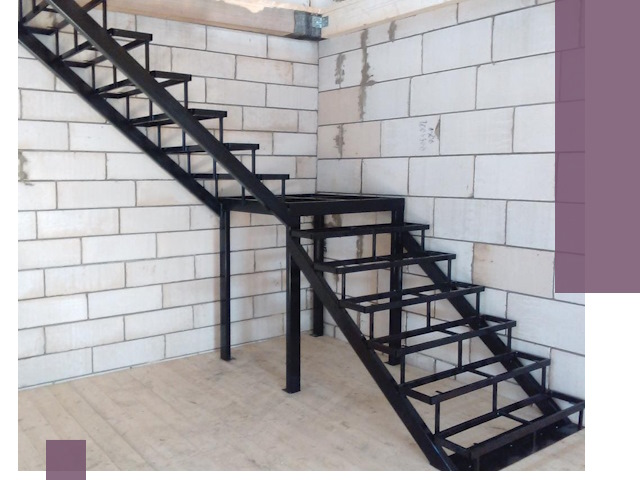 Лестницы на металлокаркасе под ключ в Архангельске — изготовление и монтаж