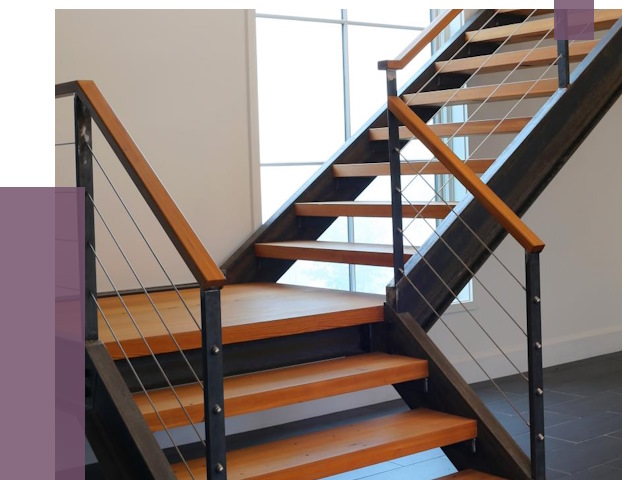 Изготовление лестниц на металлокаркасе в Архангельске от 19020 руб. | ПРОЛЁТ-Рхн