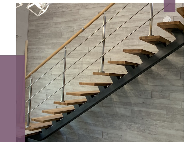 Изготовление лестниц на монокосоуре в Архангельске от 76593 руб. 