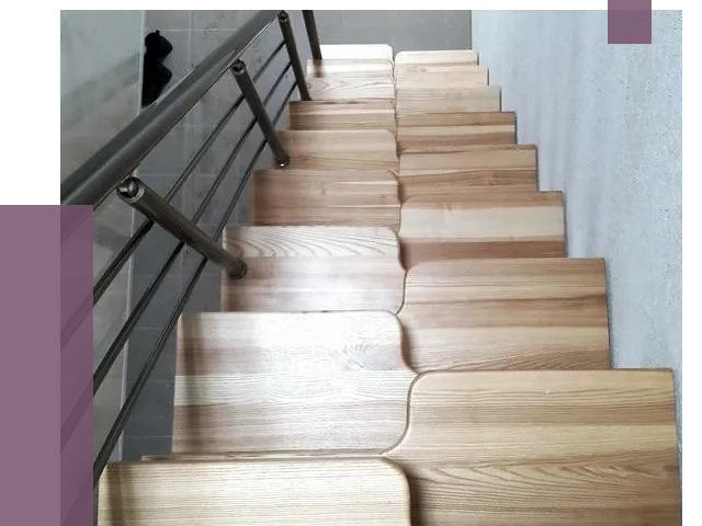 Лестницы гусиный шаг в Архангельске от 13108 руб. под ключ | ПРОЛЁТ-Рхн