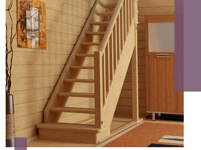 Лестницы эконом класса под ключ в Архангельске — недорого и быстро