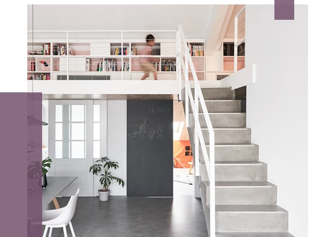 Лестницы для двухуровневой квартиры в Архангельске от 177347 руб. | ПРОЛЁТ-Рхн