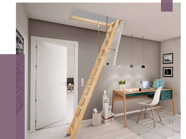 Чердачные лестницы в Архангельске — от 14650 руб. | ПРОЛЁТ-Рхн