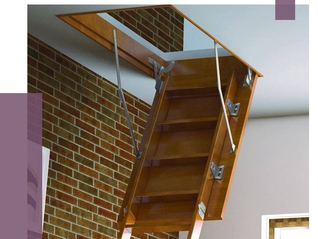 Установка чердачной лестницы в Архангельске от 7865 руб. | ПРОЛЁТ-Рхн