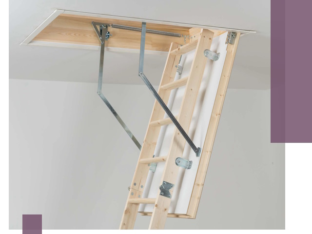 Установка чердачной лестницы под ключ в Архангельске