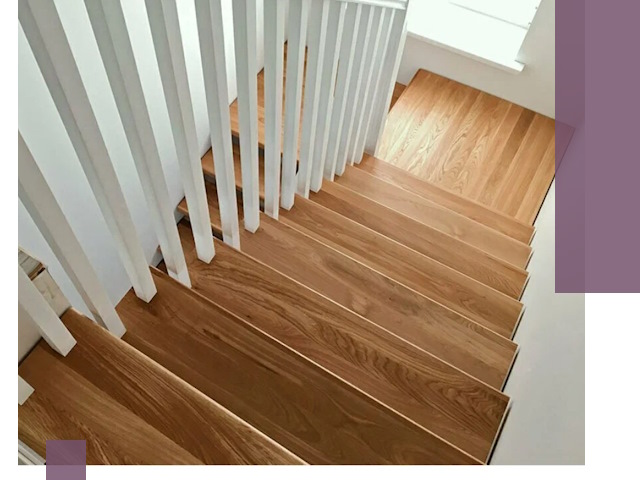 Лестницы из бука в Архангельске: изготовление, монтаж и демонтаж