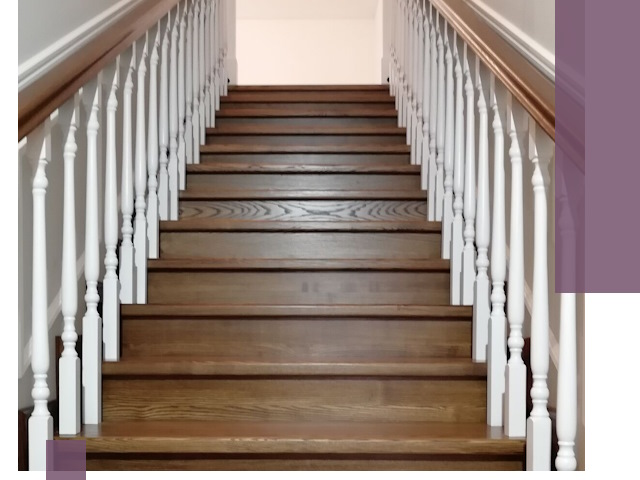 Лестницы из ясеня на заказ в Архангельске — изготовление и монтаж