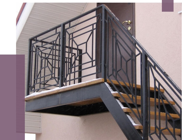 Металлические перила в Архангельске от 4318 руб.  | ПРОЛЁТ-Рхн