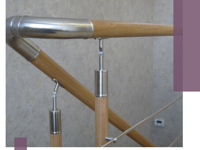 Комбинированные перила на заказ в Архангельске — монтаж и производство