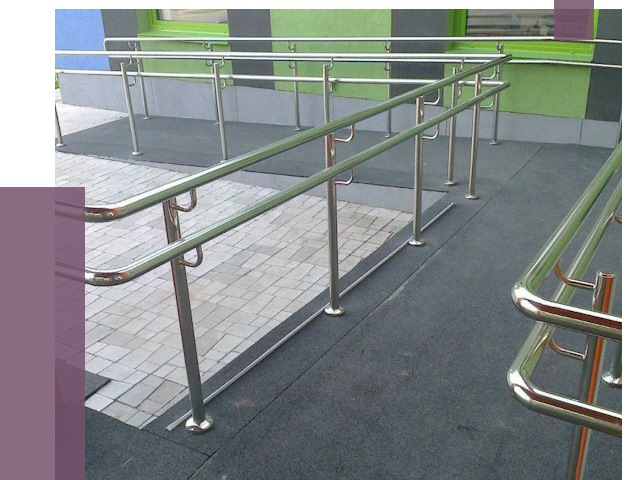 Ограждения пандусов в Архангельске от 4369 руб. монтаж | ПРОЛЁТ-Рхн