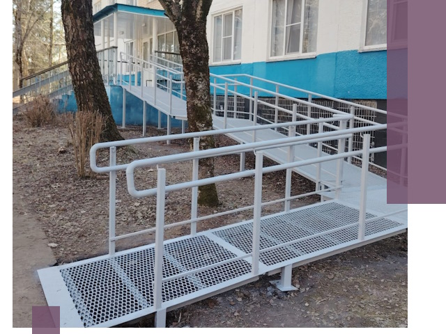 Пандусы под ключ в Архангельске: изготовление, монтаж и демонтаж