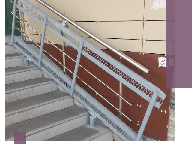 Изготовление откидных пандусов под ключ в Архангельске