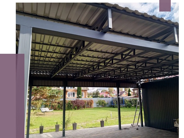 Монтаж навесов в Архангельске от 7402 руб. — установка навеса | ПРОЛЁТ-Рхн