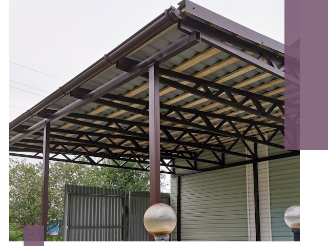 Навесы под ключ в Архангельске: изготовление, монтаж и гарантия