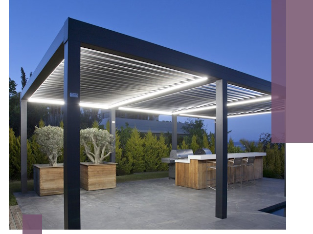 Навесы отдельно стоящие под ключ в Архангельске из металла и поликарбоната