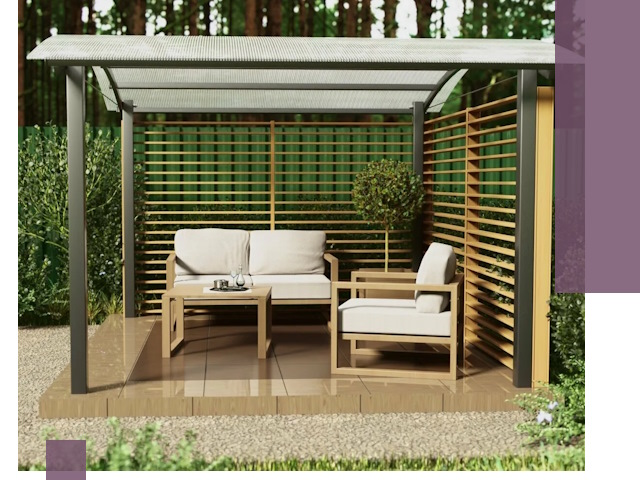 Навесы для дачи в Архангельске: изготовление, монтаж и демонтаж