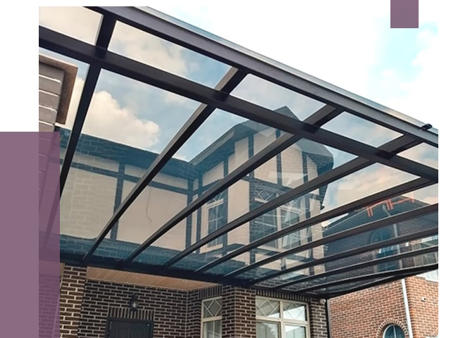 Навесы из поликарбоната в Архангельске от 8657 руб. под ключ — ПРОЛЁТ-Рхн