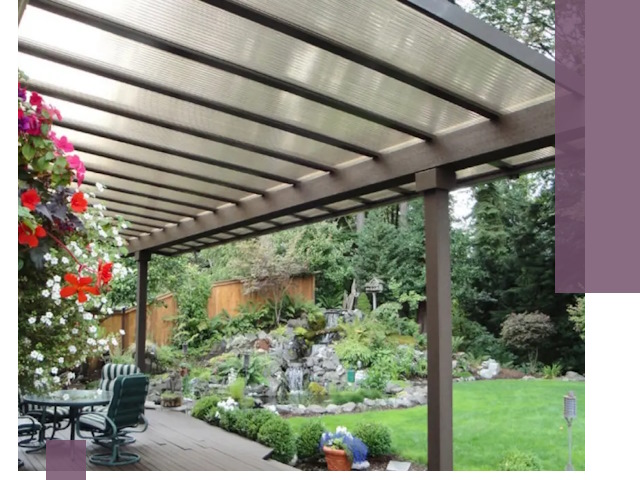 Навесы из поликарбоната под ключ в Архангельске быстро и надёжно