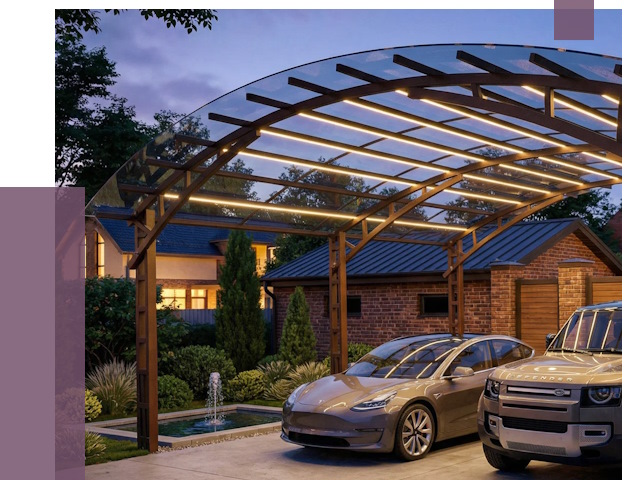 Металлические навесы в Архангельске от 12748 руб. под ключ — ПРОЛЁТ-Рхн