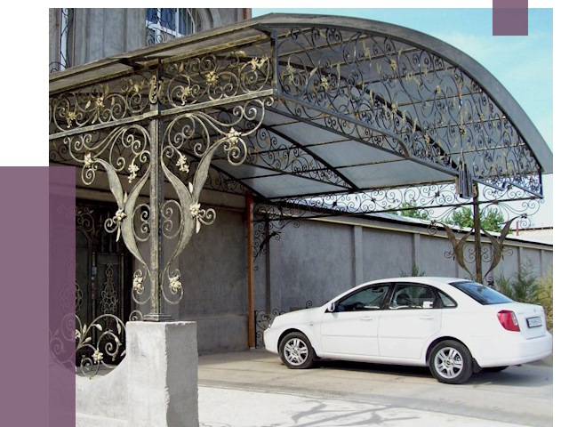Кованые навесы в Архангельске от 14650 руб. | ПРОЛЁТ-Рхн