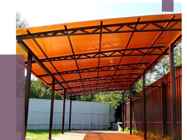 Односкатные навесы под ключ в Архангельске от 13211 руб. 