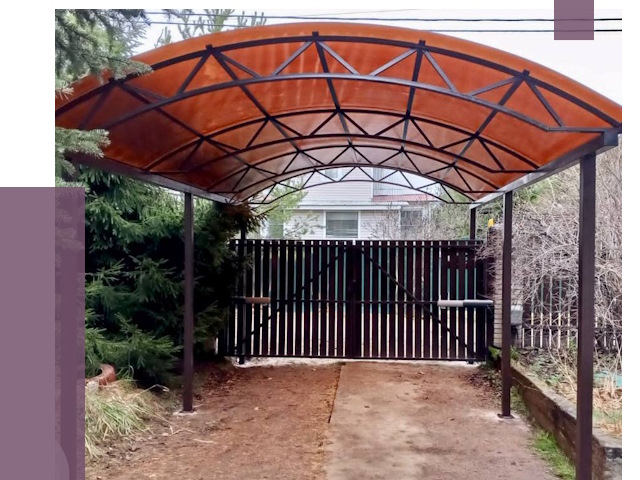 Арочные навесы в Архангельске от 12800 руб. — изготовление и монтаж | ПРОЛЁТ-Рхн