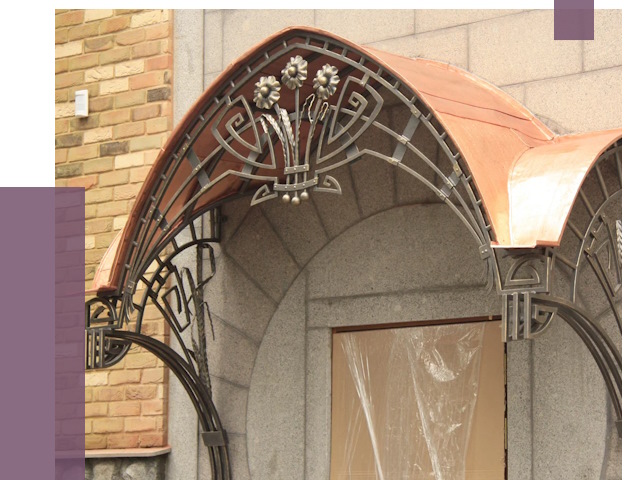 Арочные козырьки в Архангельске от 14650 руб. 