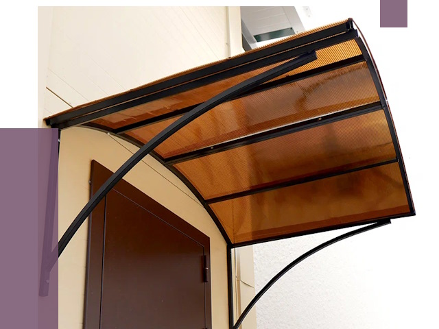 Недорогие козырьки в Архангельске от 7629 руб.  | ПРОЛЁТ-Рхн