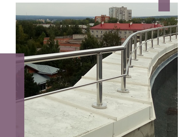 Парапеты и ограждения кровли в Архангельске от 4986 руб. 