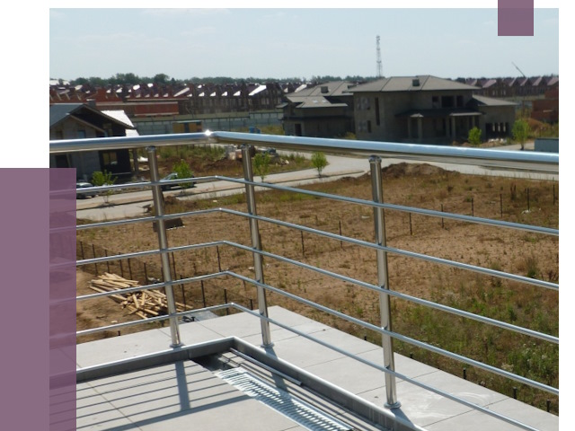 Парапеты из нержавеющей стали в Архангельске от 8019 руб. за м² | ПРОЛЁТ-Рхн