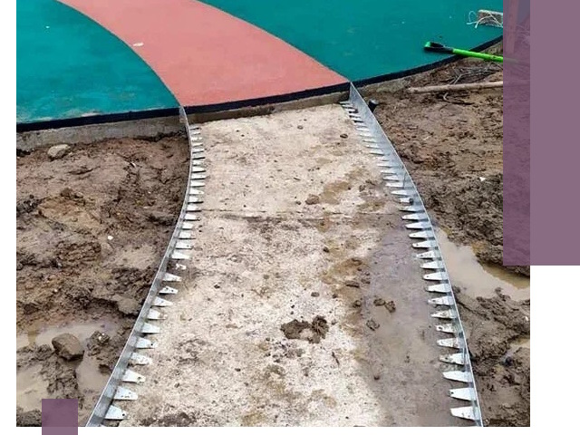 Металлические бордюры для дорожек в Архангельске — монтаж и изготовление