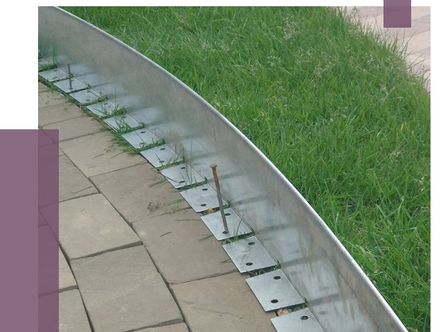 Металлические бордюры для тротуаров в Архангельске от 8739 руб.