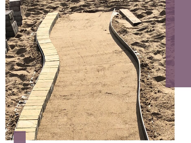 Металлические бордюры для тротуаров в Архангельске — прочные и долговечные