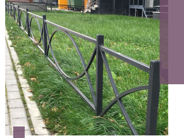 Газонные ограждения из металла в Архангельске — монтаж и продажа