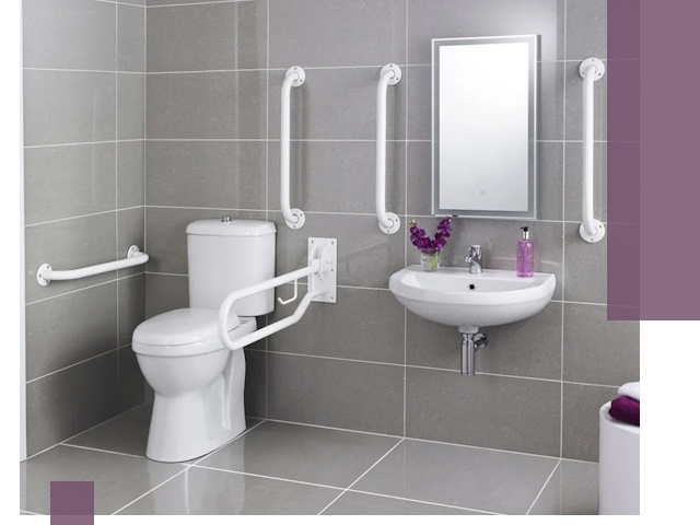 Поручни для санузлов в Архангельске: установка, ремонт и монтаж